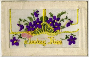 Embroidered Postcard